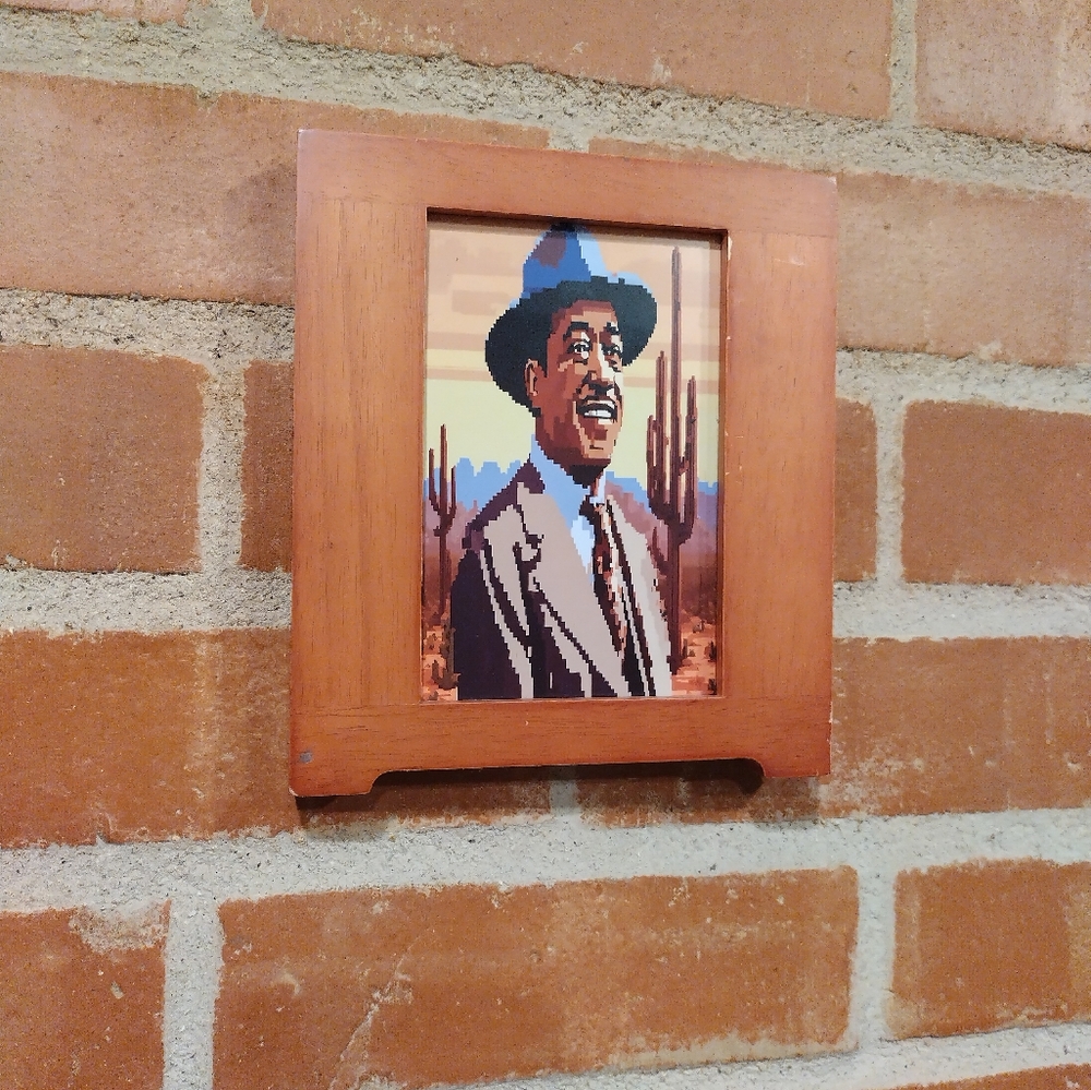 8 Bit Duke Ellington Jazz Framed Mini Art Print By Neon Nicho